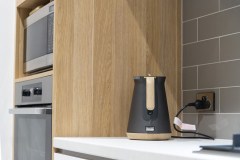 kettle on kitchen counter