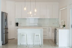 modern white kitchen