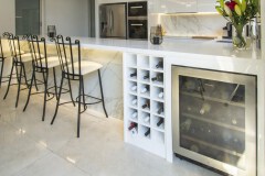 long shot of kitchen top